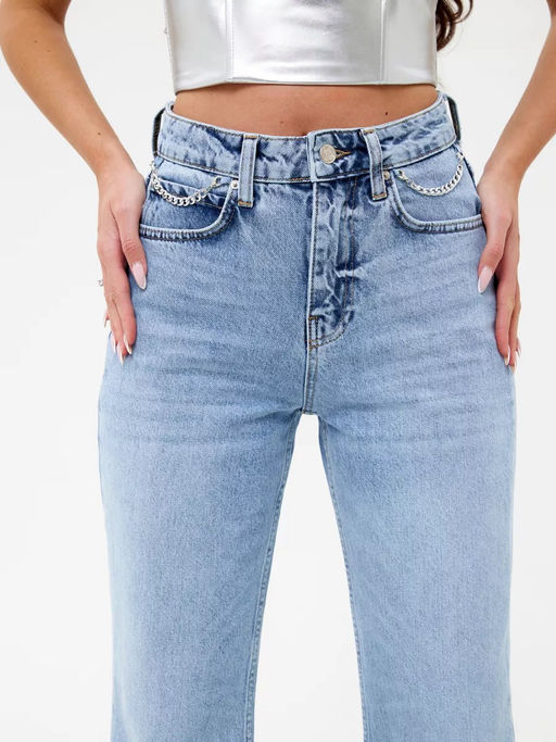 Женские джинсы клёш ретро CRACPOT 1448-уценка