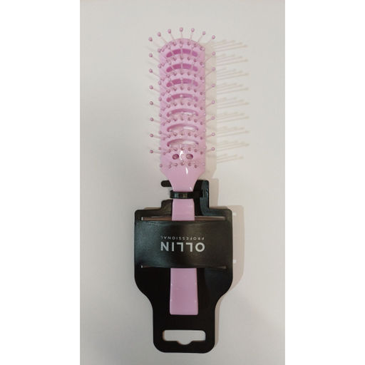 Щётка для укладки продувная, 7 рядов, нейлоновые штифты, цветная 730635