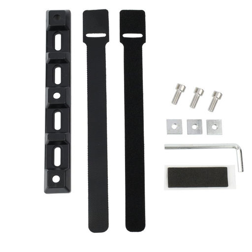 Крепление для держателя бачка универсальное. Крепится на ремни(хомуты). ENLEE. PC. Черный /уп 200/ - Галеонтрейд фото 2