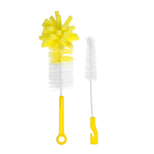 Цена за 2 шт. Набор ёршиков для бутылочек и сосок Крошка Я, МИКС