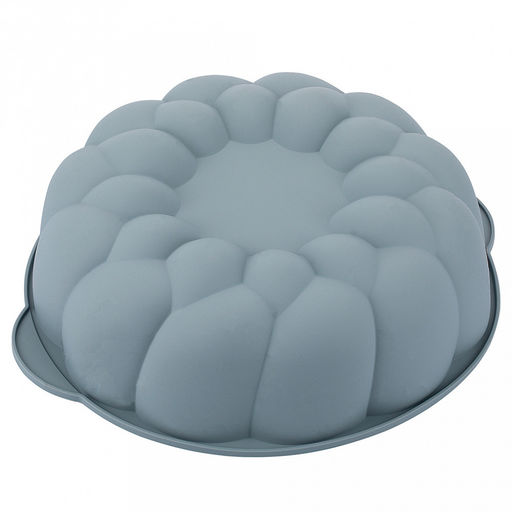 Форма для запекания "Linea Silicone" 27х24см, круглая, силикон, "Малинка", "Regent" (Китай)