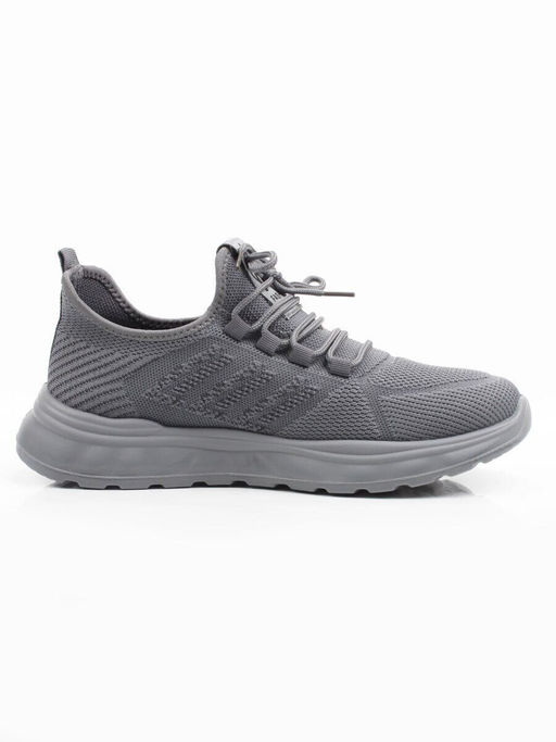 03-TEX-D01-08 GREY Кроссовки летние мужские (текстиль)