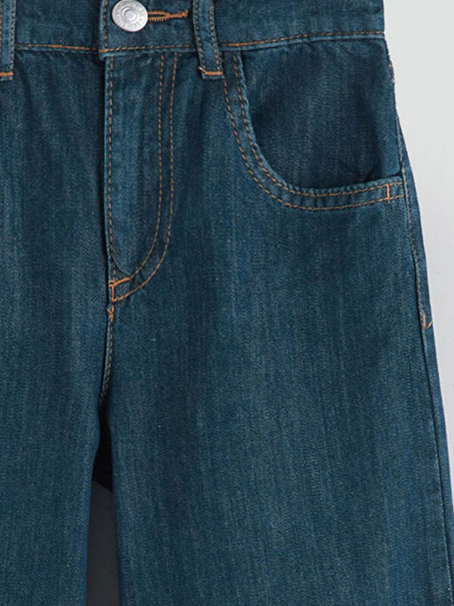 Wideleg K?z ?ocuk Jean Pantolon