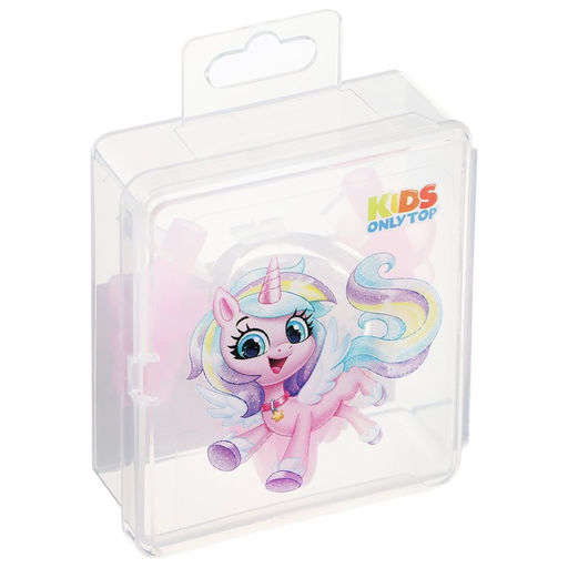 Набор для плавания ONLYTOP «Единорог»: зажим для носа, беруши, цвет розовый