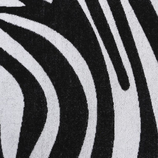 Полотенце махровое Этель "Zebra" чёрный, 70х130 см, 100% хлопок, 420 г/м²