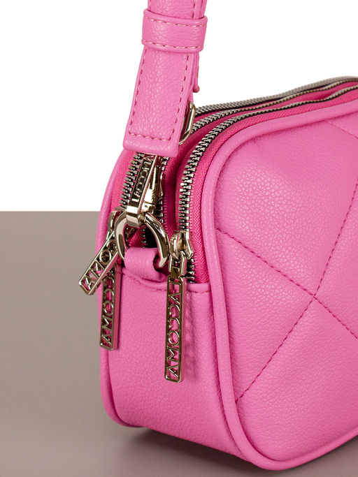 LACCOMA сумка Долли-ЛЦ802-светлая фуксия эко кожа хлопок фото 5