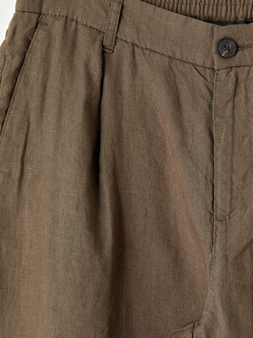 Regular Fit %100 Keten Erkek Pantolon