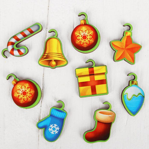 Развивающая игрушка Ёлочка 15х20 см - Лесная мастерская фото 4