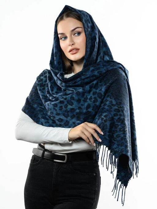 Яркий палантин с анималистичным принтом - Pretty mania фото 4