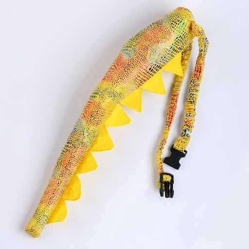 Карнавальный набор Дракон, цвет жёлтый, 2 предмета: хвост, маска - Simaland фото 2