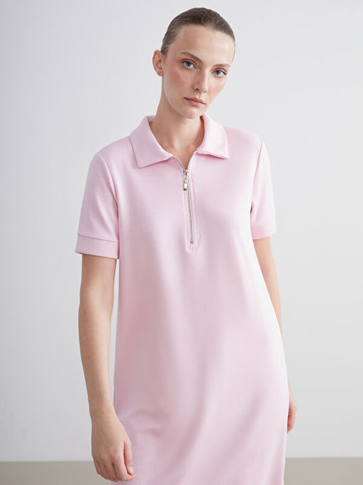 Polo Yaka Mini Elbise