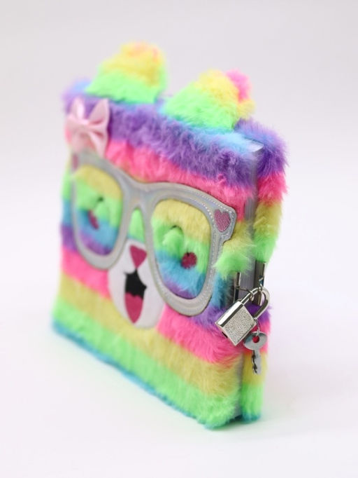 Блокнот плюшевый Rainbow mood (15*21 см)