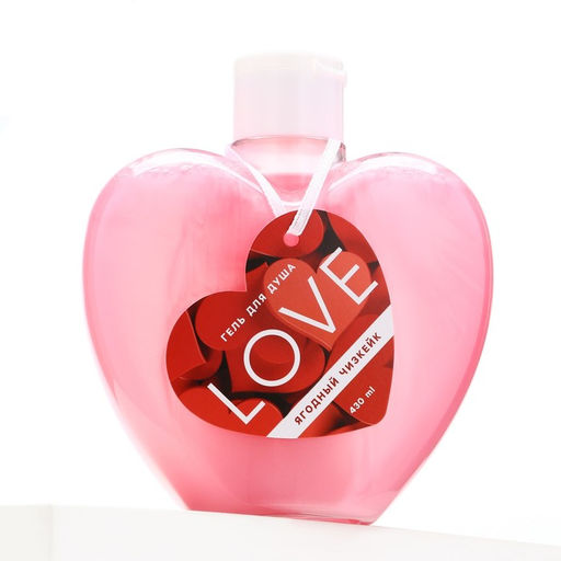 Гель для душа Love, 430 мл, аромат ягодного чизкейка, Чистое счастье  фото 7