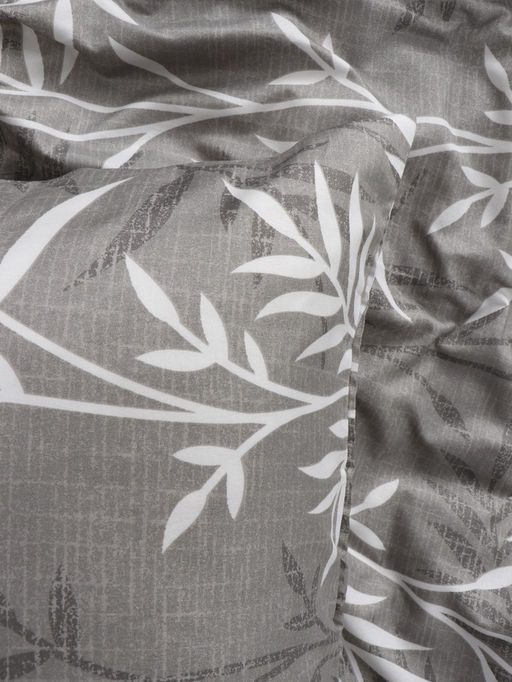 КПБ LoveLife евро Листья 200х220 см, 220х240 см, 50х70 см-2 шт, 75гр/м2, микрофибра  фото 3