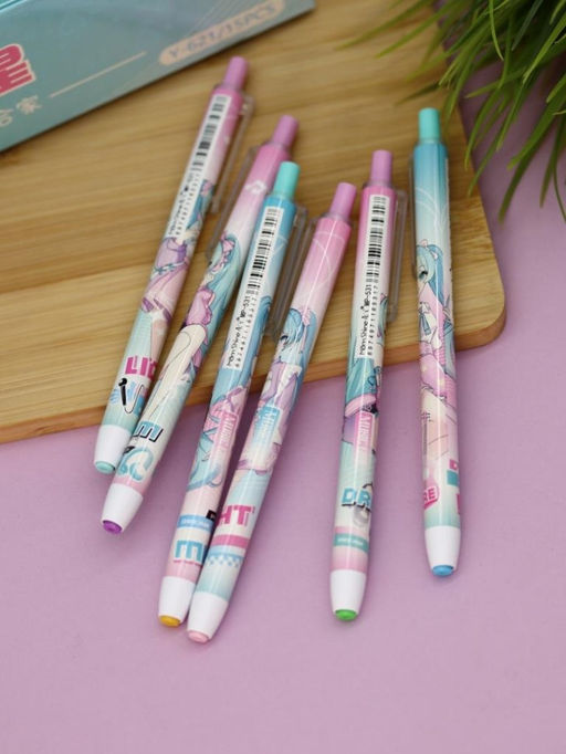 Набор маркеров-текстовыделителей 6 шт. "Star girl"