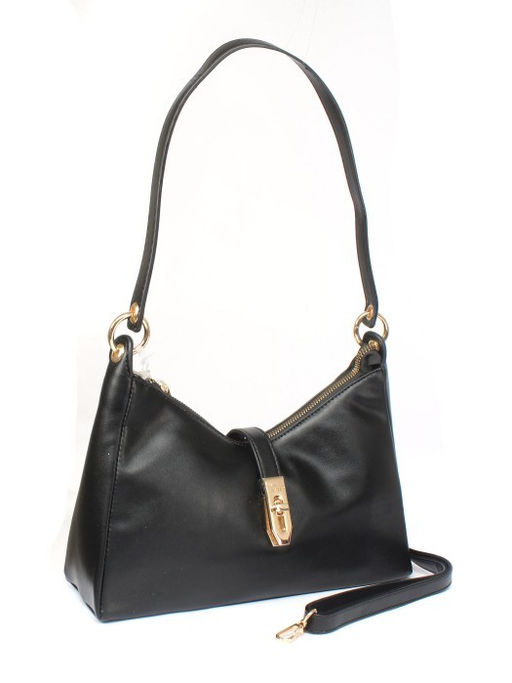 Сумка женская искусственная кожа DJ-СМ 6731-BLACK, 1отд, плечевой ремень, черный SALE 257774 - Adelia фото 6