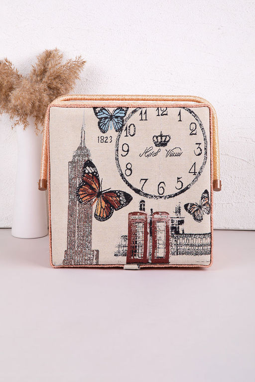 Gamma SBJ-009 шкатулка для швейных принадлежностей 31.5 х 31.5 х 19 см Городские мотивы