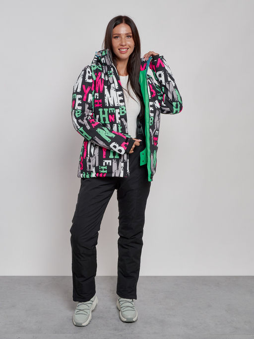 Горнолыжный костюм женский зимний черного цвета 022302Ch - Mtforce фото 13