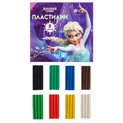 Пластилин 8 цветов 120 г Холодное сердце - Disney фото 6