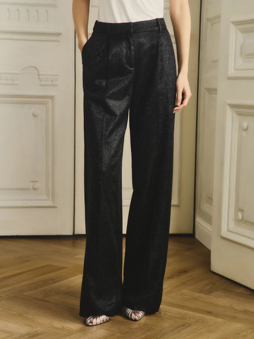 Брюки прямые с блестками / Zarina