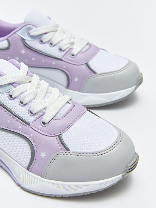 Ba?c?kl? Bask?l? K?z ?ocuk Aktif Spor Ayakkab? - Waikiki фото 3