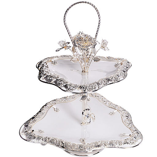 30826 Конфетница 2-х ярус 35х34,5х42см MB (х4) - Mayer&boch фото 2