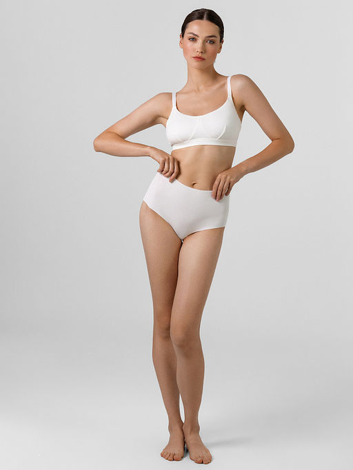 Трусы женские макси мультипак (3 шт.) в белом цвете - Mark formelle фото 3