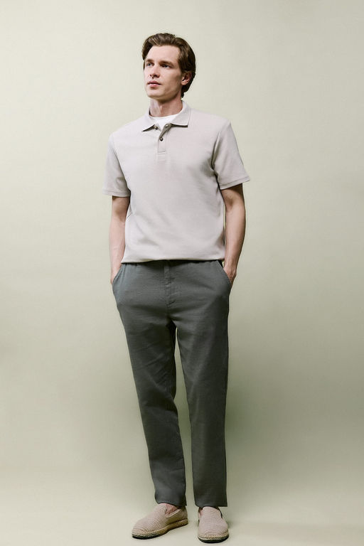%100 Pamuk Regular Fit Polo Ti__rt - Defacto фото 2