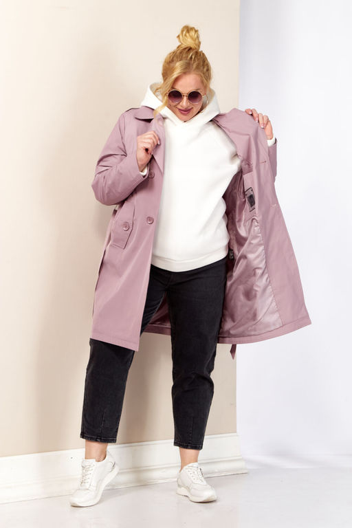 Плащ SHETTI 2187 пудра