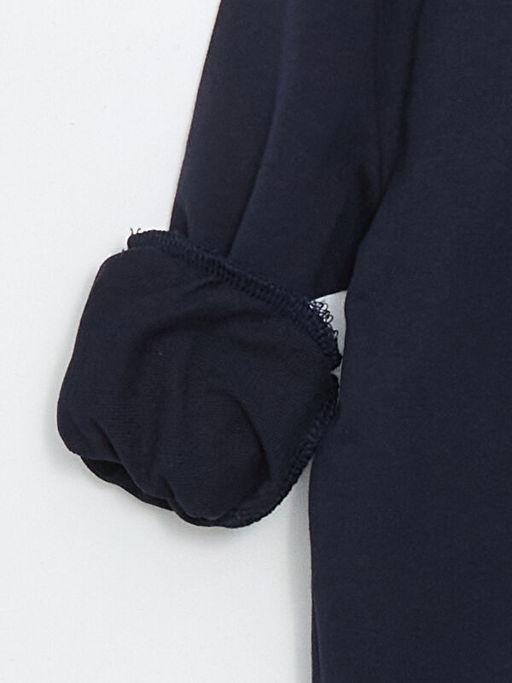 Bisiklet Yaka Bask?l? Erkek Bebek Sweatshirt - Waikiki фото 3