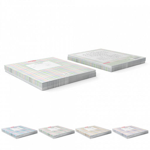 Цена за 160 шт. Тетрадь школьная ученическая ErichKrause Новая шотландка, 24 листа, клетка (в плёнке по 10 шт.) фото 20