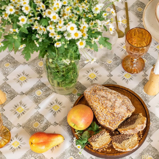 Скатерть «Доляна» Gray diamonds, 145×180 см