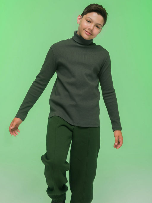 PELICAN, джемпер для мальчиков, Хаки  фото 3