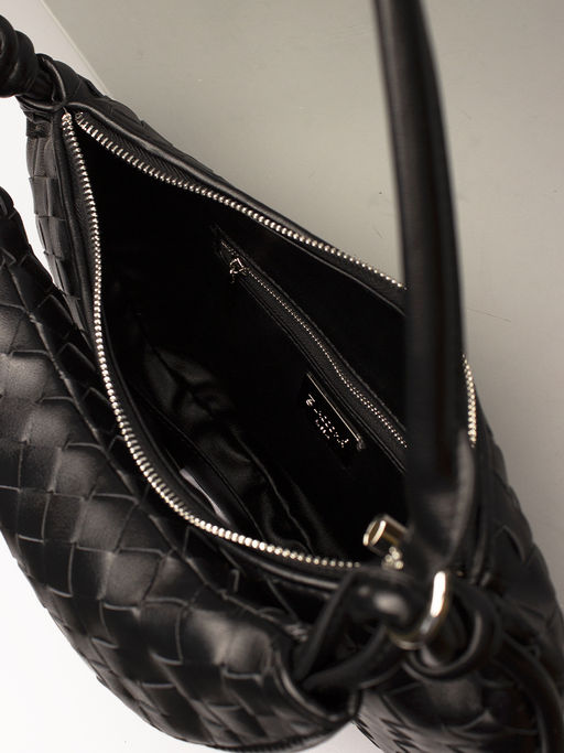 LACCOMA сумка НИ9763-черный натуральная кожа  фото 4