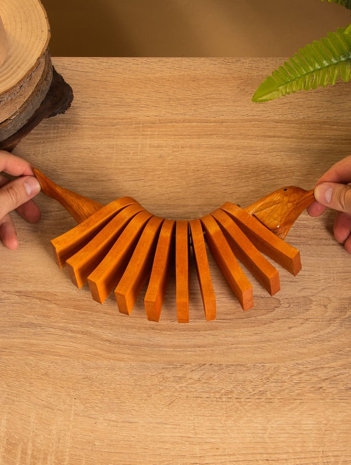 Сувенирный музыкальный инструмент Трещотка махагон, 25х9х4 см - Simaland фото 5