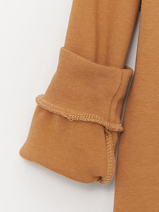 Bisiklet Yaka Bask?l? Uzun Kollu Erkek ?ocuk Ti??rt - Waikiki фото 3