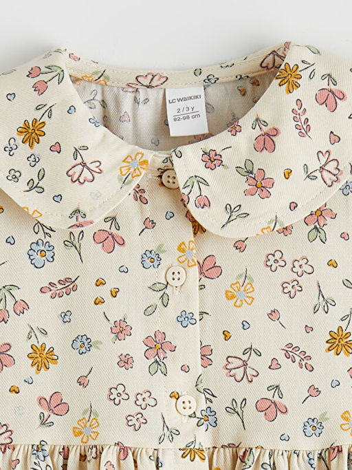 Bebe Yaka K?z ?ocuk Elbise