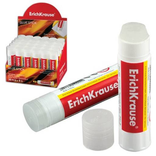 Клей-карандаш ErichKrause "Crystal" 8гр. (10999)