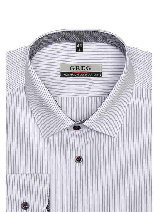 Сорочка мужская длинный рукав GREG 121/231/2240/Z/1  фото 3