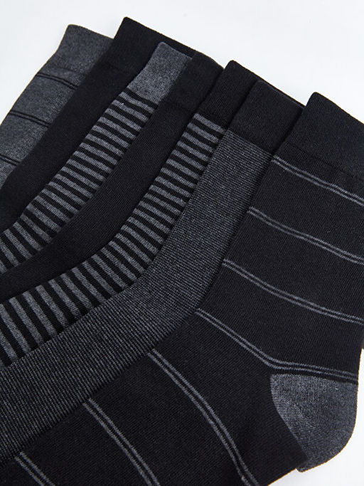 ?izgili Erkek Soket ?orap 7li