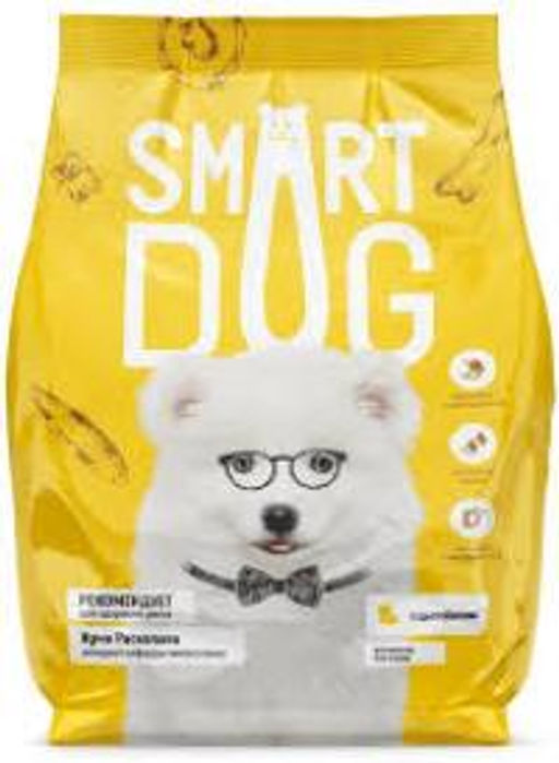 Сухой корм для щенков всех пород с цыпленком и овощами , PUPPY, Chicken and vegetables - Smart dog фото 2