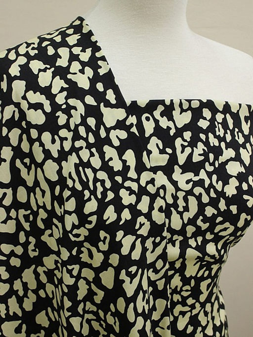 Штапель Саванна цв.черный, СОРТ2, ш.1.4м, вискоза-100%, 90гр/м.кв - Купава фото 14