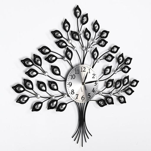 Часы настенные интерьерные «Древо жизни», серия: Ажур, бесшумные, плавный ход, 58×60 см, d=16 см, от батарейки 1хАА