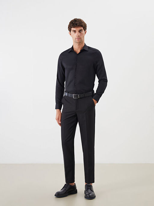 Slim Fit Uzun Kollu Arm?rl? Erkek G?mlek