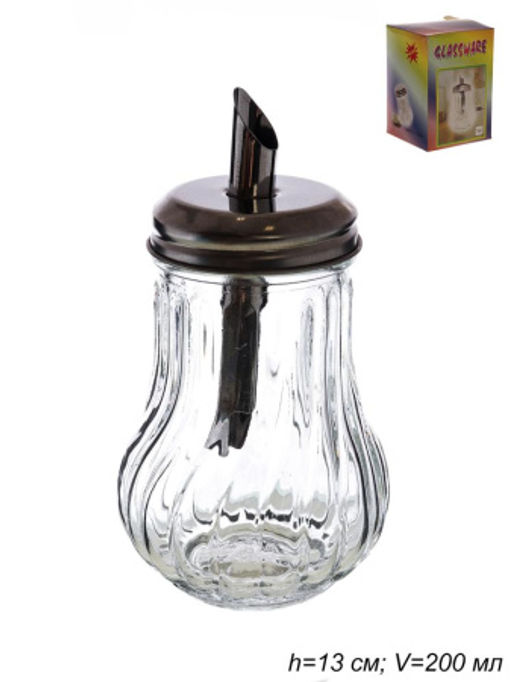 Сахарница с дозатором высота 13,5 см 200 мл / BBA5 /уп 96/ - Галеонтрейд фото 3