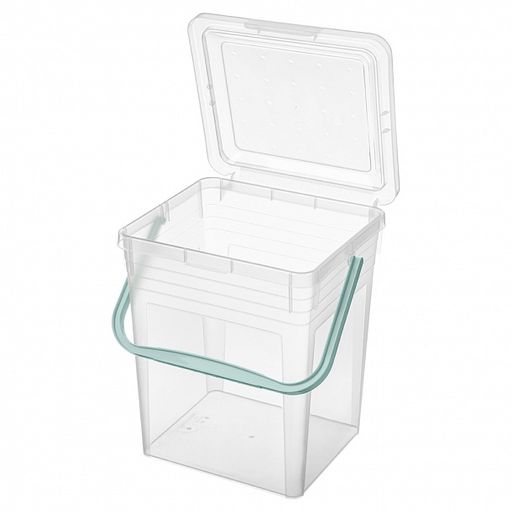 ВЕДРО ДЛЯ СТИРАЛЬНОГО ПОРОШКА 8Л (бесцветный) - Econova фото 3