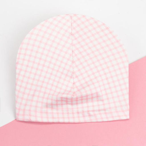 Шапка для девочки «Крошка Я. Бантик», размер 48, белая, розовая
