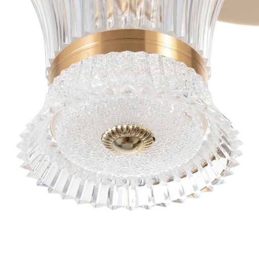 Светильник BayerLux «Медея» 4LED+3LED 41 Вт ПДУ золото 40×40×100 см