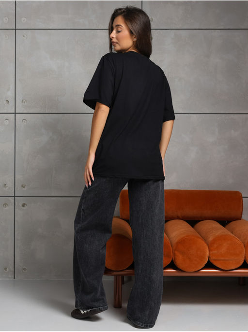 Футболка Блеск черный женская - София фото 4