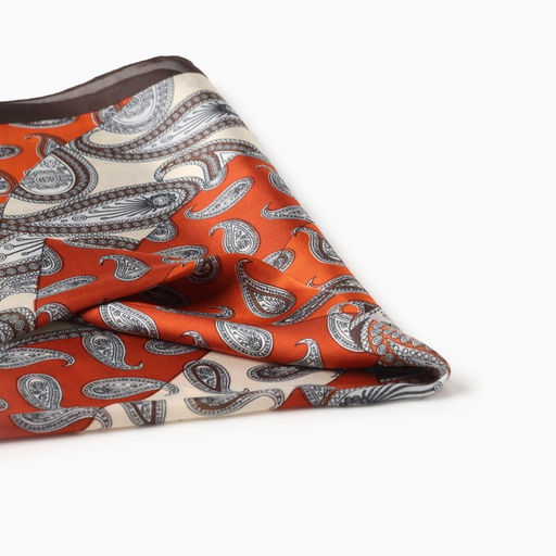 Платок женский MINAKU, размер 70×70 см, коричневый